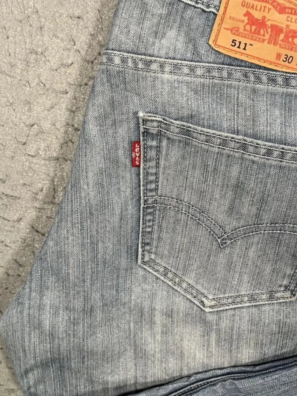 Levi’s 511 Classic Light Blue Slim Fit Denim Jeans W30 L30
